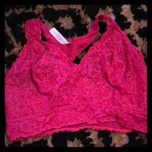Fuscia Bralette plus Size